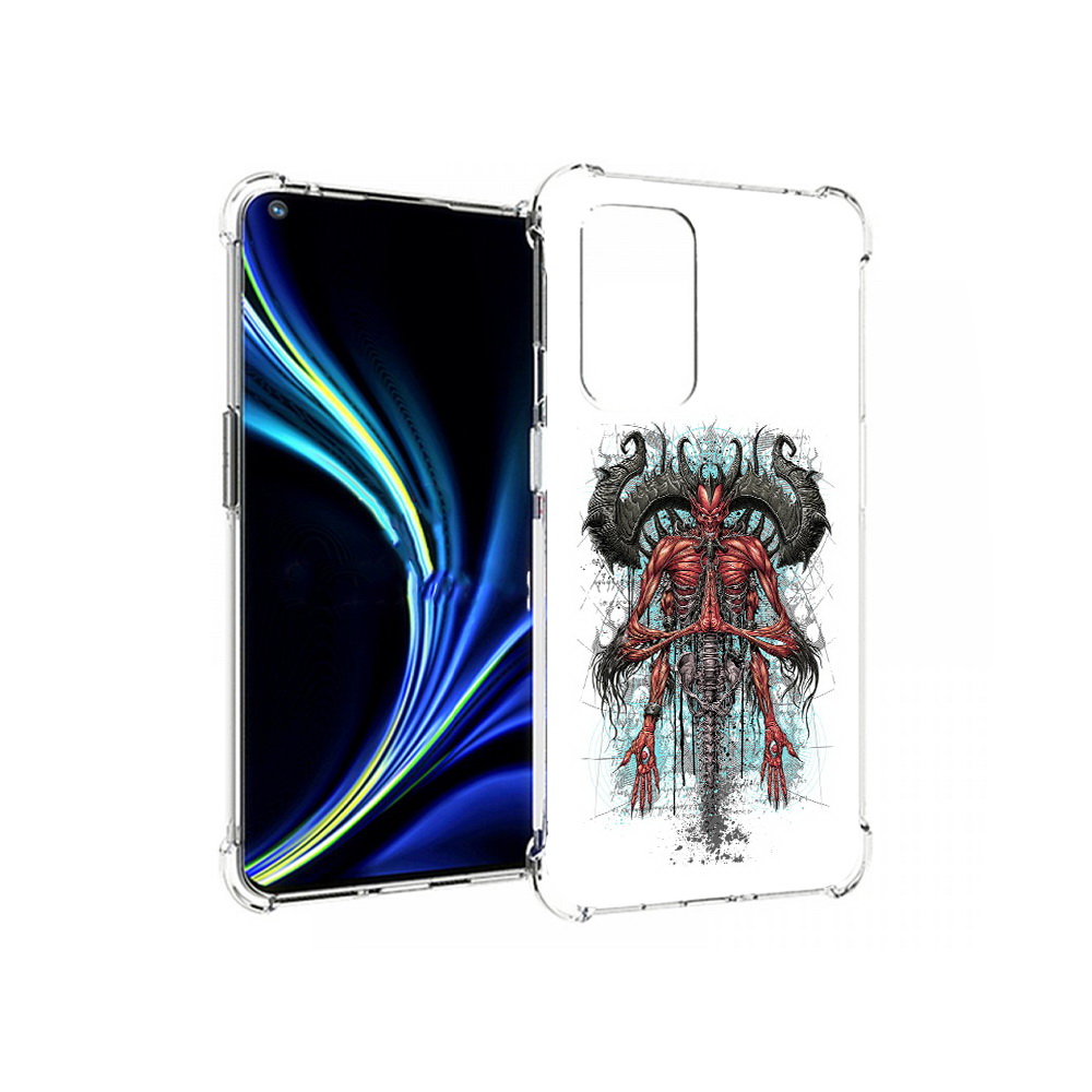 

Чехол MyPads Tocco для OnePlus 9 дьявол (PT159409.128.340), Прозрачный, Tocco