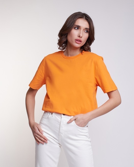 

Футболка женская Uzcotton 1-UZ-W-F-M оранжевая M, Оранжевый, 1-UZ-W-F-M