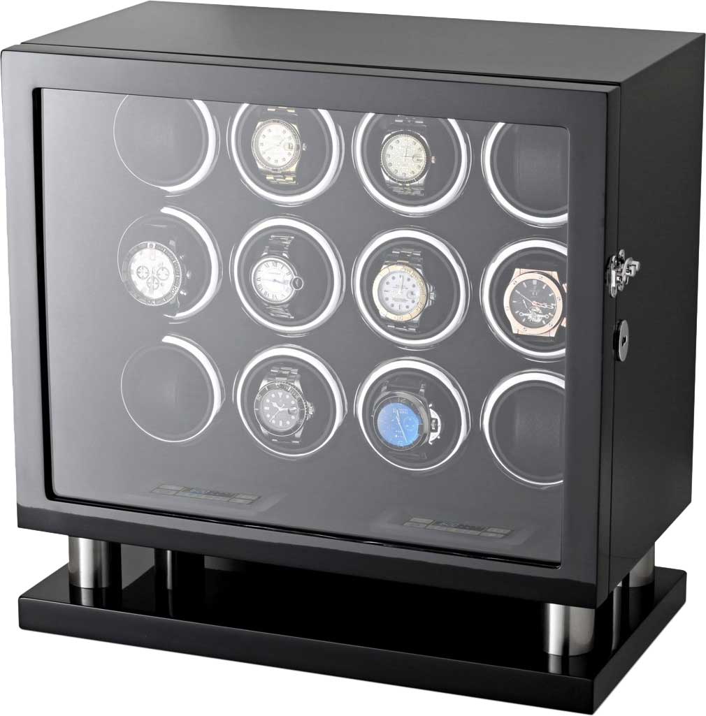 

Шкатулки для часов AllBox LTG-8012BF-D, Черный, LTG-8012BF-D