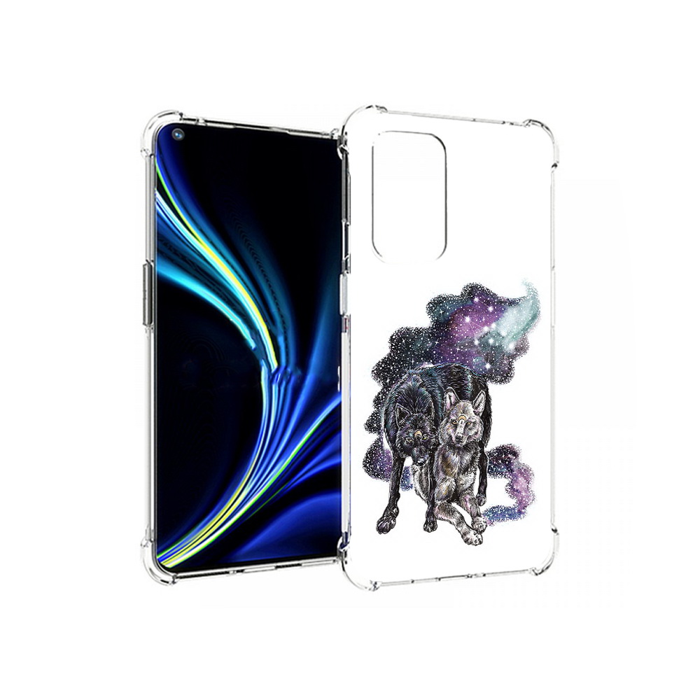 

Чехол MyPads Tocco для OnePlus 9 звездные волки (PT159409.128.352), Прозрачный, Tocco
