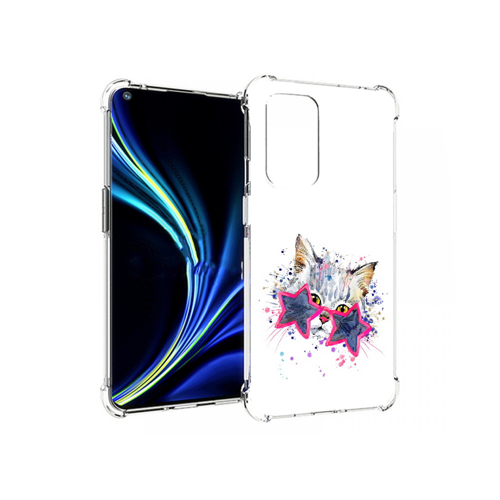

Чехол MyPads Tocco для OnePlus 9 звездные очки (PT159409.128.353), Прозрачный, Tocco