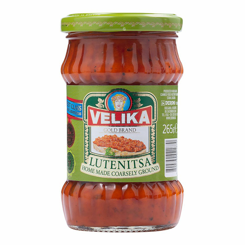 

Лютеница Velika Домашняя грубого помола 265 г