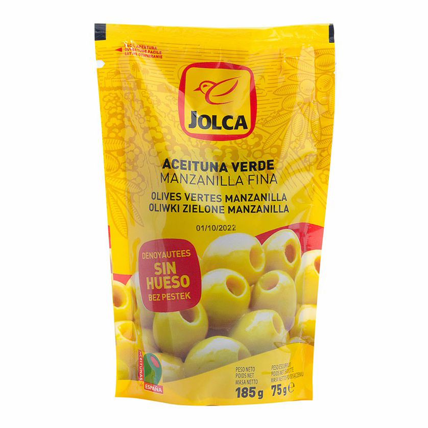 

Оливки Jolca зеленые без косточки 185 г