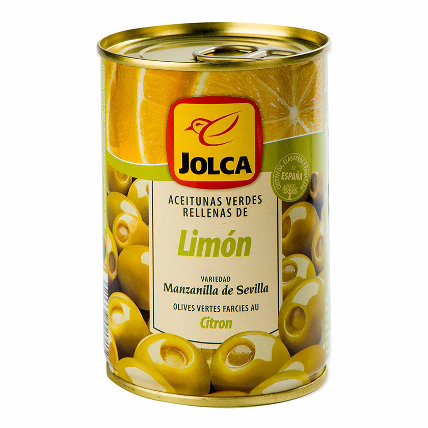 

Оливки Jolca зеленые фаршированные лимоном 300 г