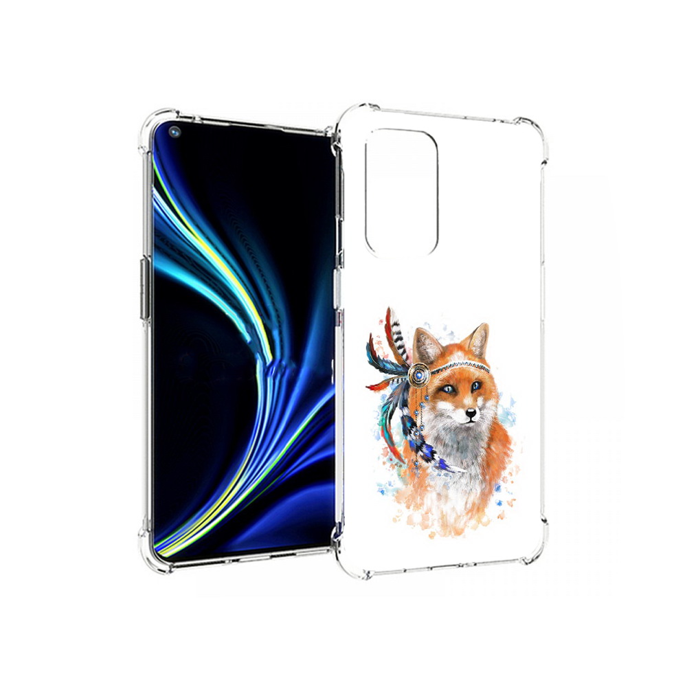 

Чехол MyPads Tocco для OnePlus 9 инду лиса (PT159409.128.377), Прозрачный, Tocco