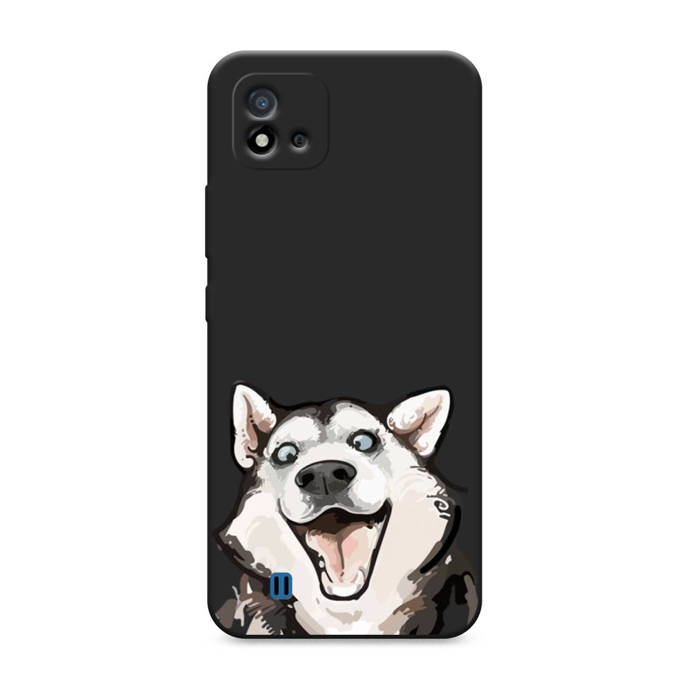 

Чехол Awog на Realme C20 "Радостный хаски", Разноцветный, 254852-1