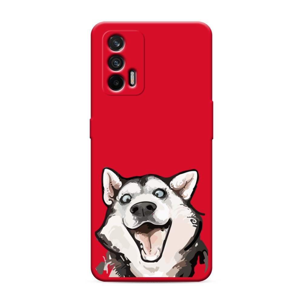 

Чехол Awog на Realme GT/Q3 Pro "Радостный хаски", Разноцветный, 256353-1