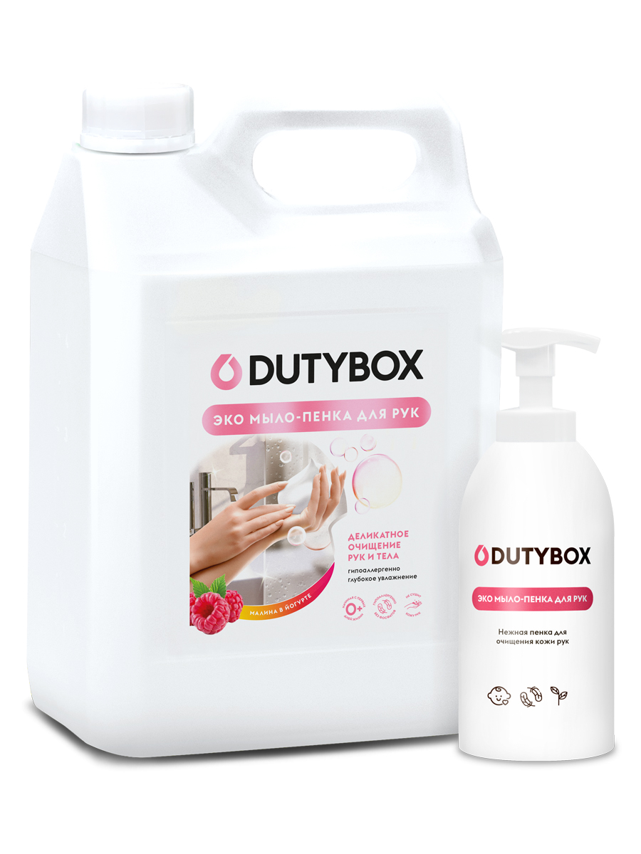 Жидкое мыло для рук Dutybox 0+ гипоаллергенно пенный дозатор 5л жидкое мыло абактерил с первых дней жизни 5 л