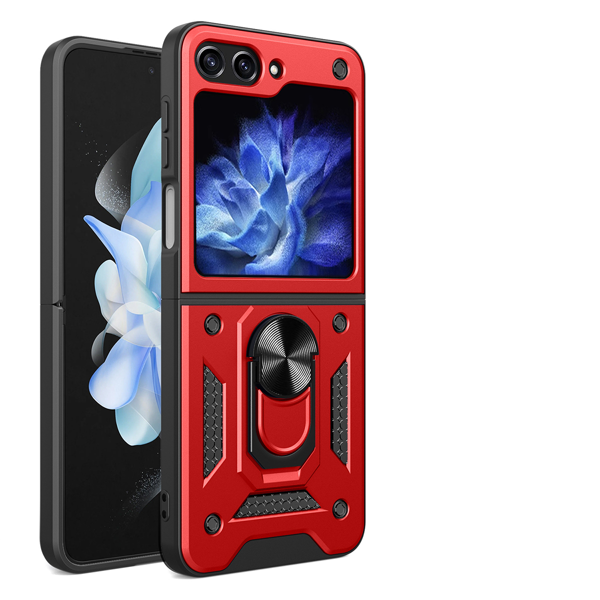 

Чехол с кольцом Bumper Case для Samsung Galaxy Flip 5, красный, Bumper Case