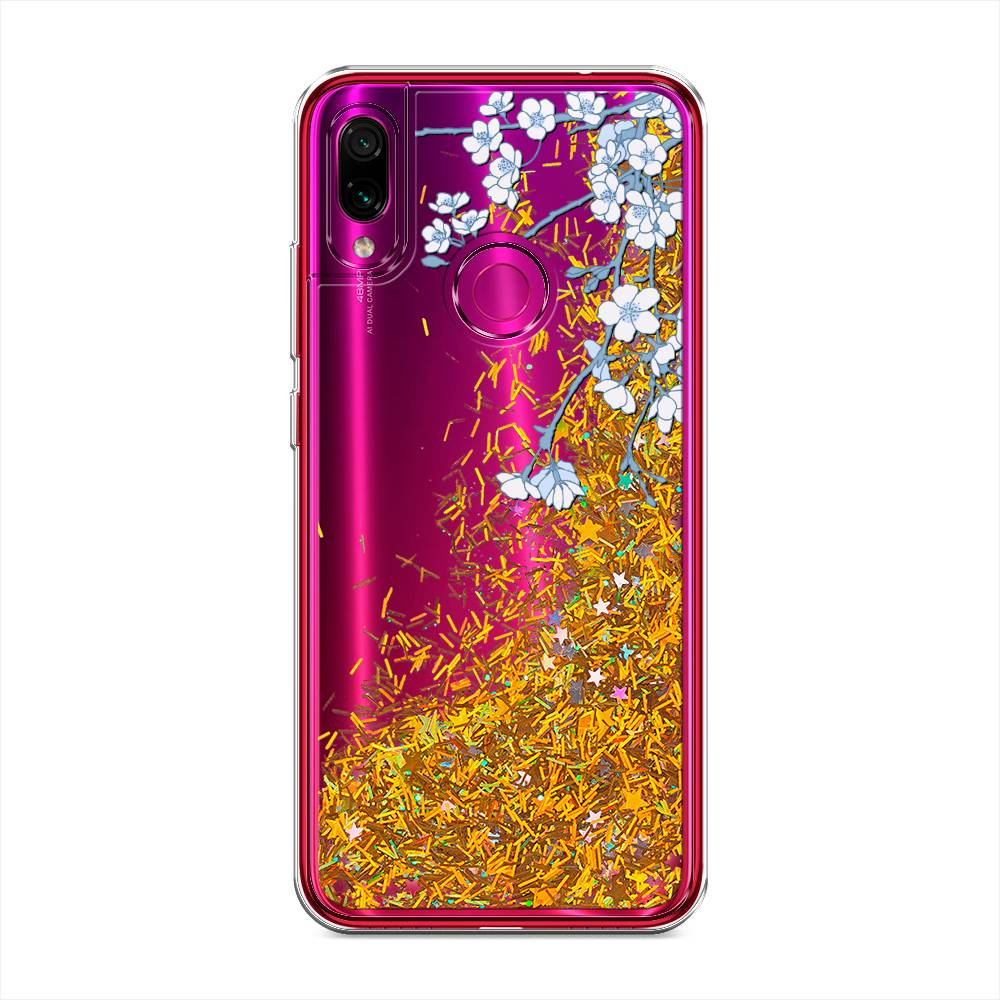 

Жидкий чехол с блестками "Цветочная фантазия 3" на Xiaomi Redmi Note 7, 34790-1