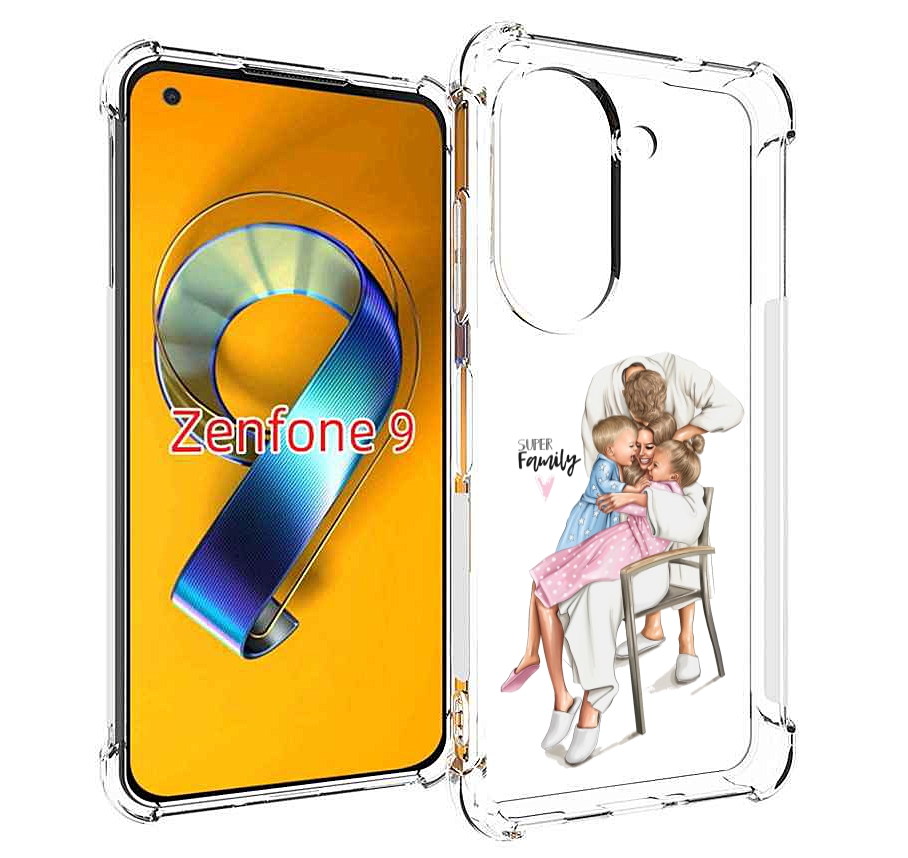

Чехол MyPads Super-family для Asus Zenfone 9 (AI2202), Прозрачный, Tocco