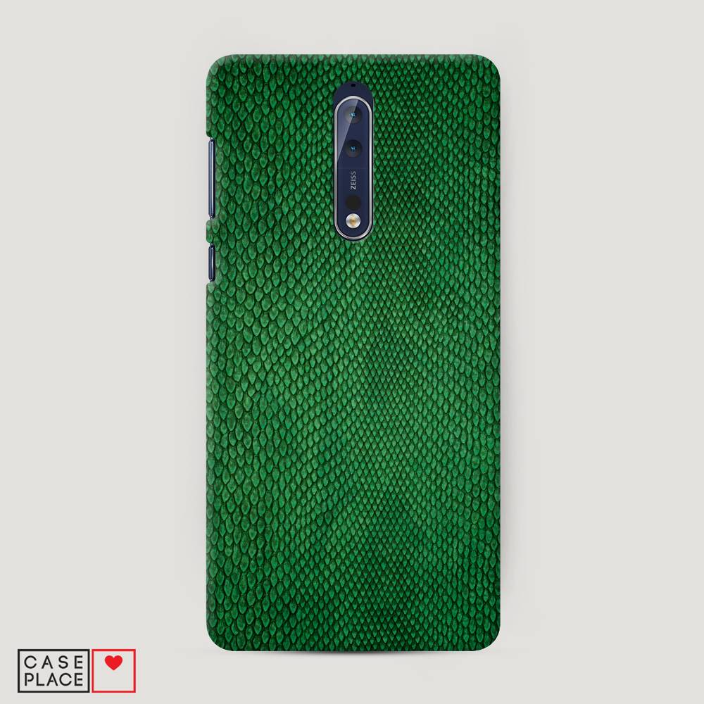 

Чехол Awog "Изумрудная змея" для Nokia 8, 120620-2