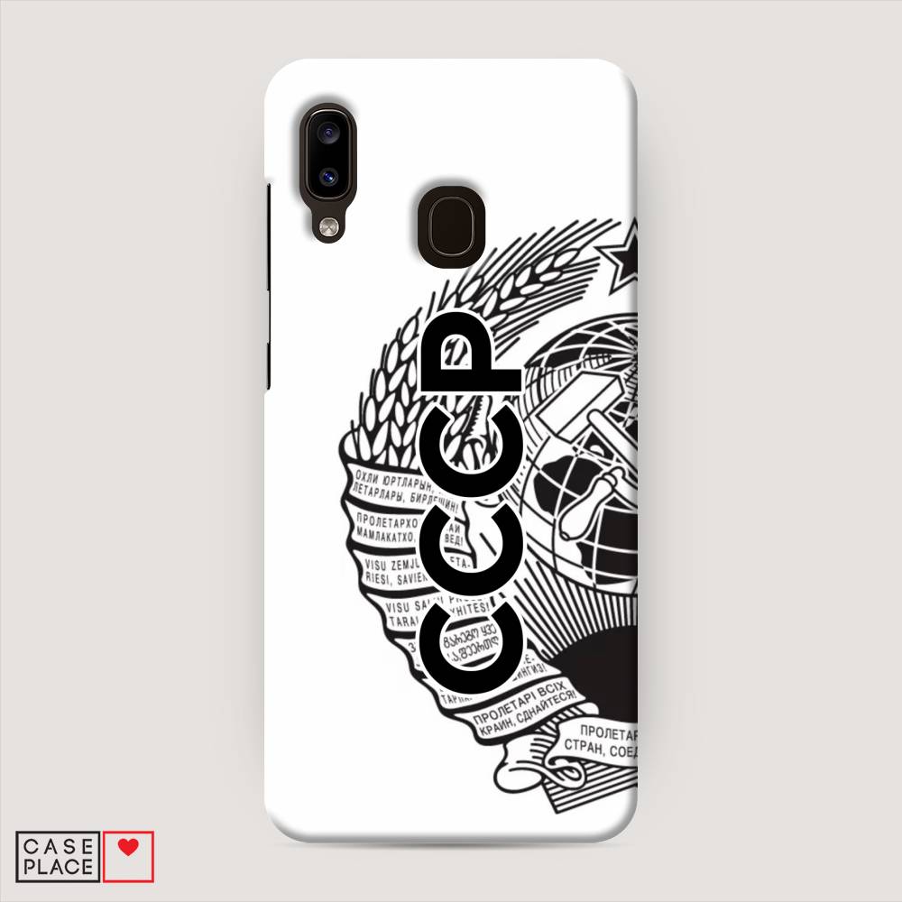 

Пластиковый чехол "Герб СССР" на Samsung Galaxy A30, 27520-4