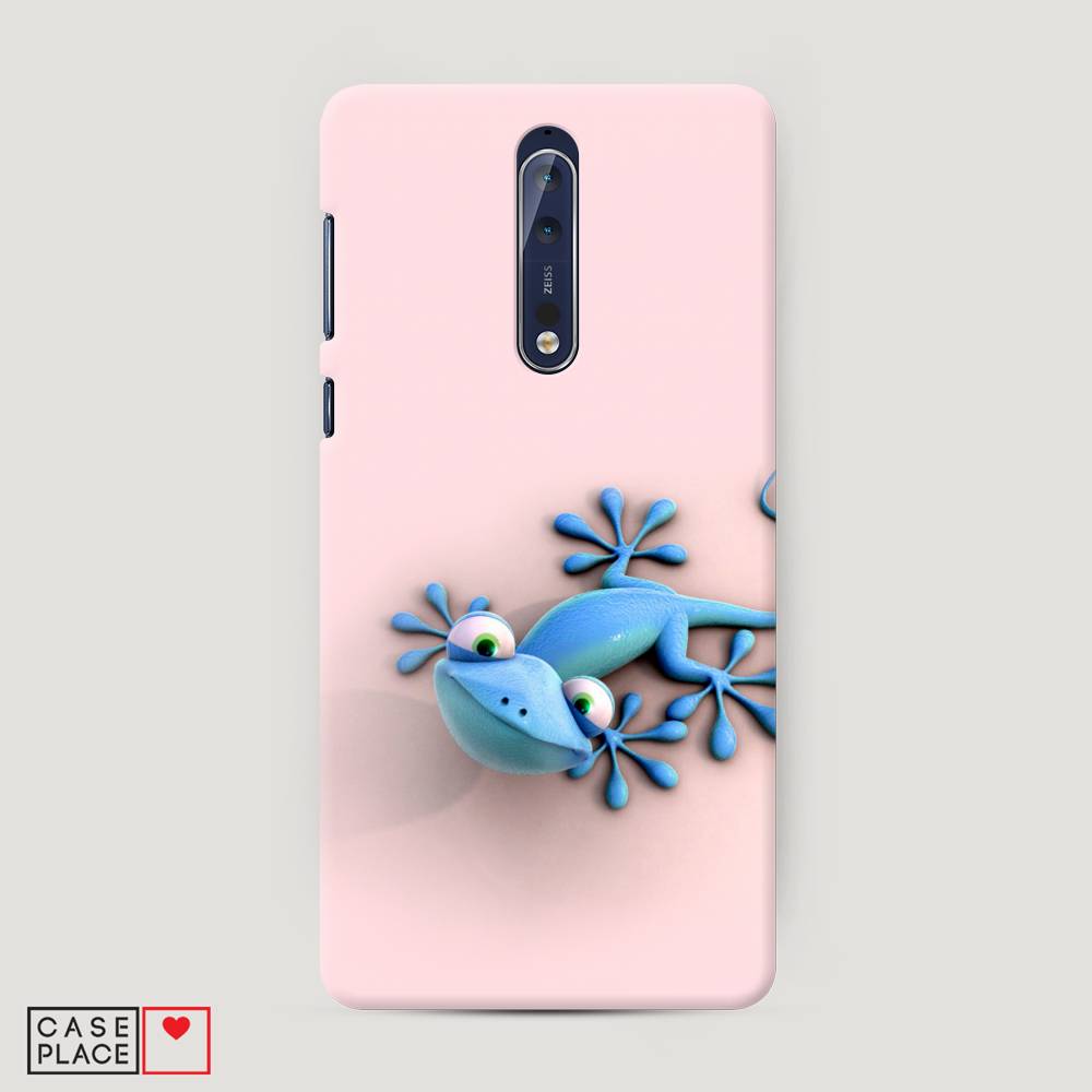 

Чехол Awog "Голубая ящерка" для Nokia 8, 120620-1
