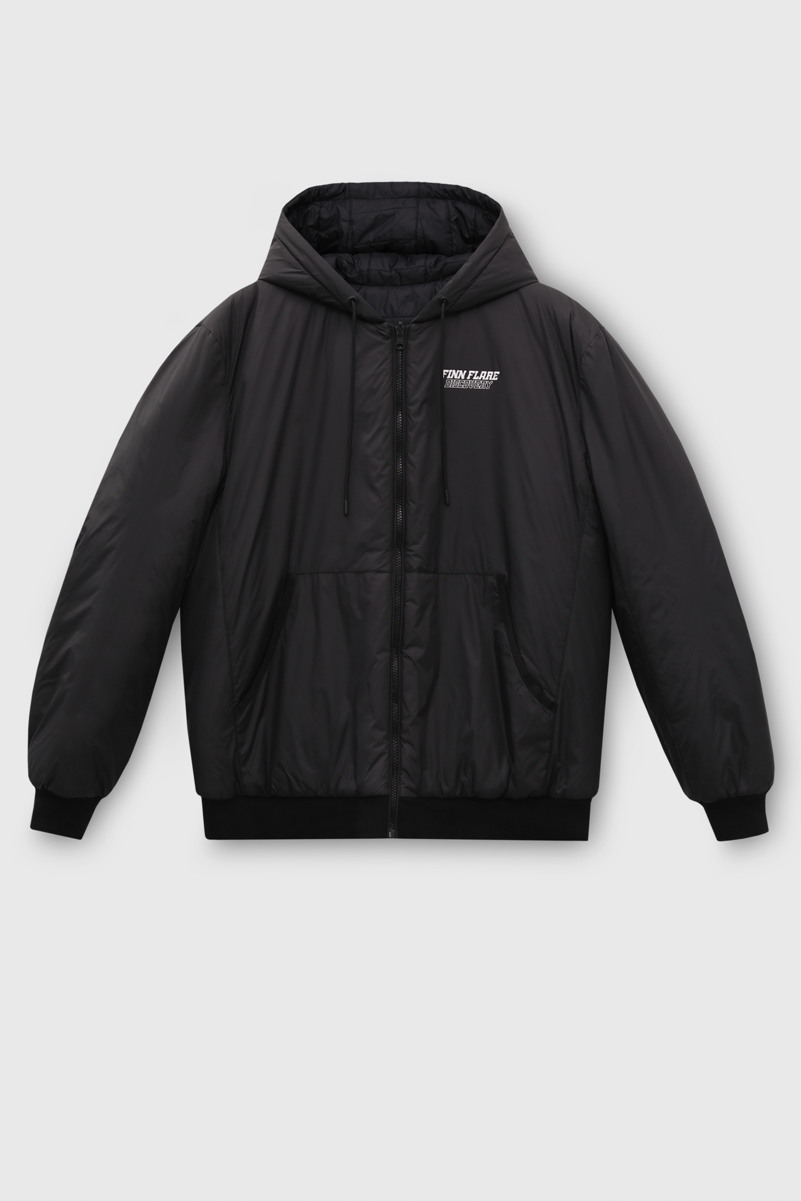 

Спортивная куртка мужская Finn Flare FBD21074 черная S, Черный, FBD21074