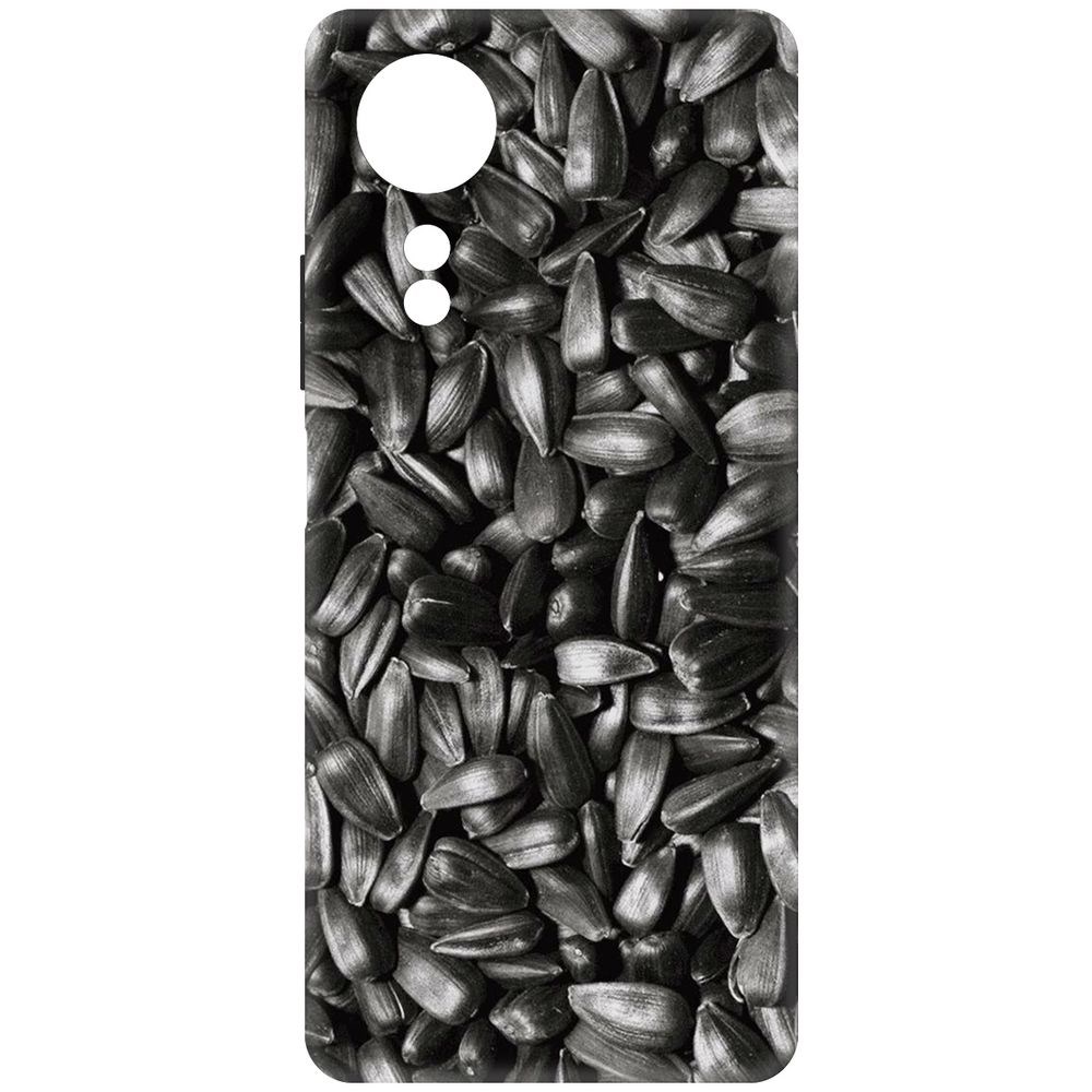 

Чехол-накладка Krutoff Soft Case Семечки для Oppo A58 4G черный