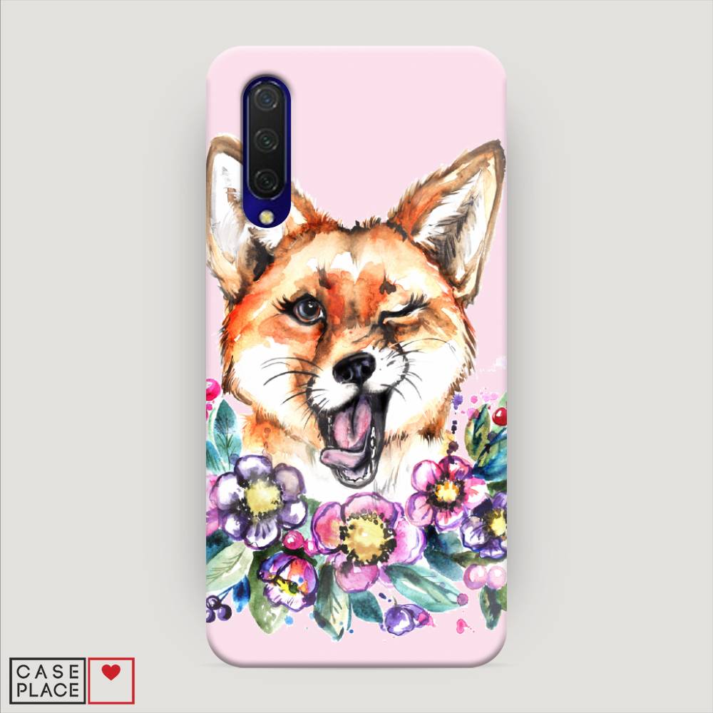 

Пластиковый чехол "Подмигивающая лиса" на Xiaomi Mi CC9, 36120-7