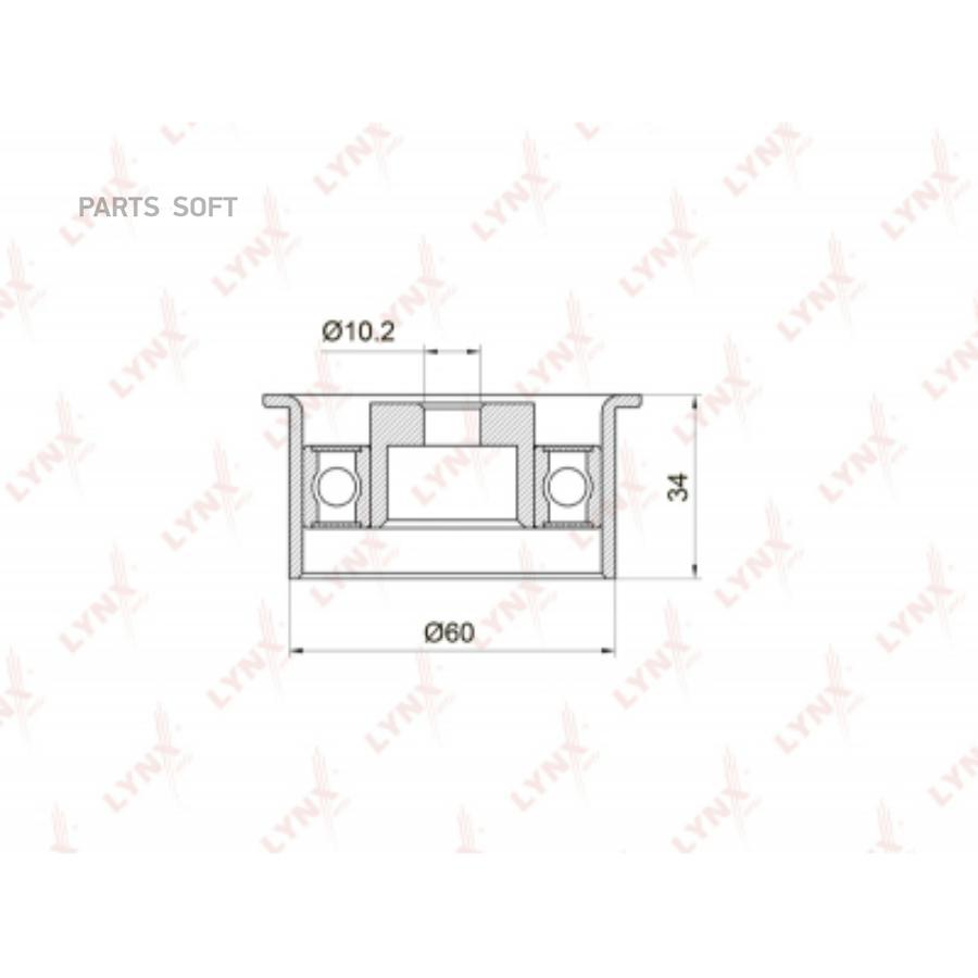 

Ролик Обводной Ремня Грм Pb-3032 Nsii0007955343 LYNXauto PB3032