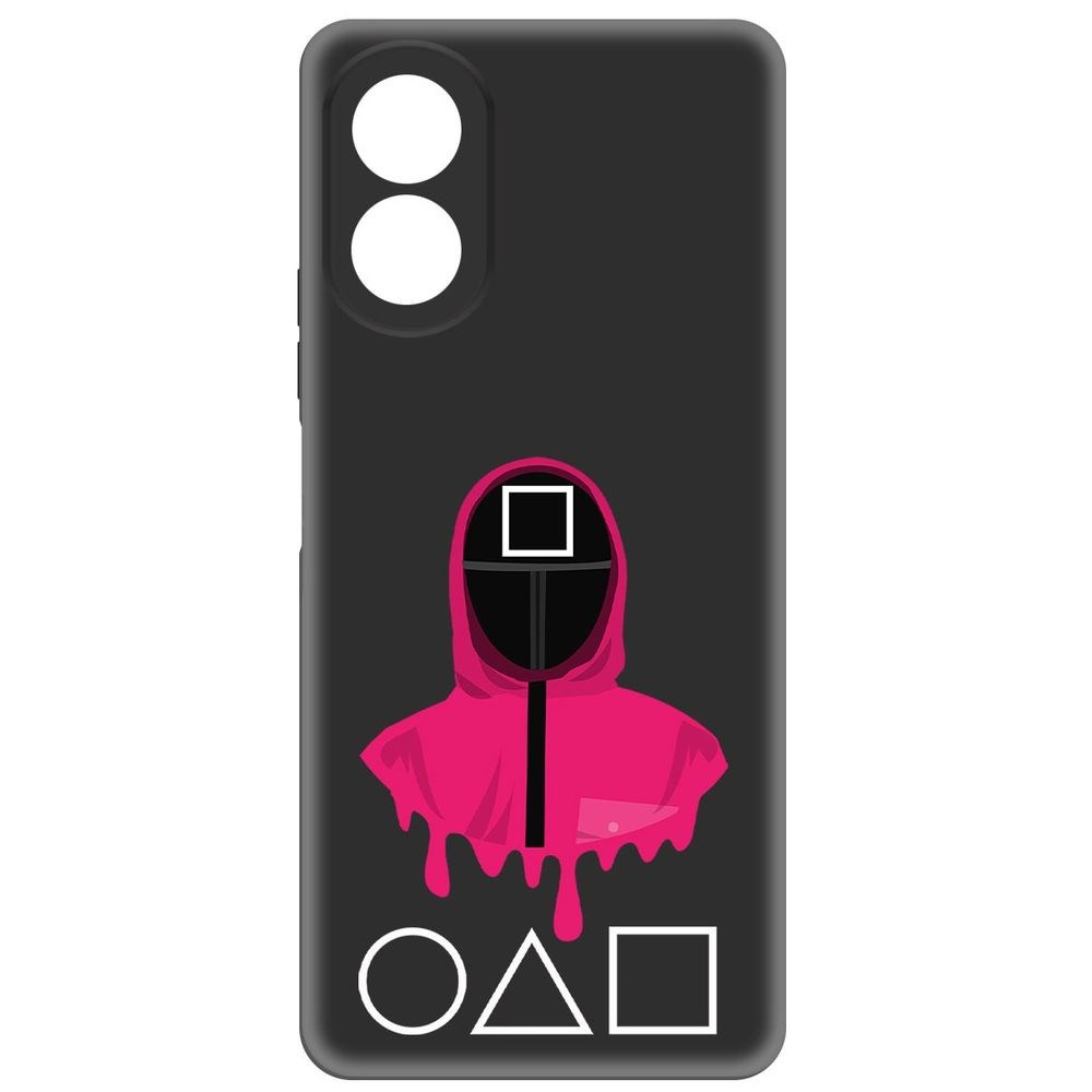 

Чехол-накладка Krutoff Soft Case Игра в кальмара-Начальник для Oppo A38 4G черный