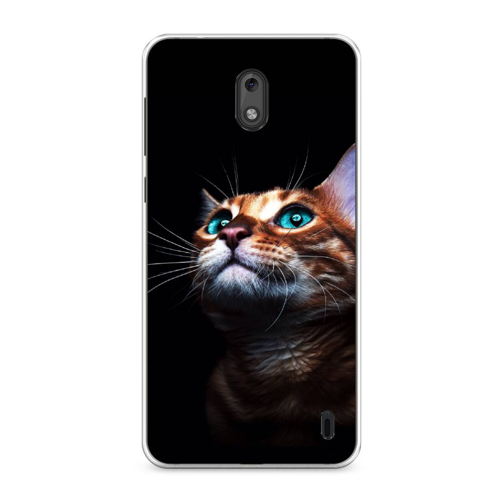 

Чехол Awog на Nokia 2 / Нокиа 2 "Мечтательный кот", Коричневый, 120850-1