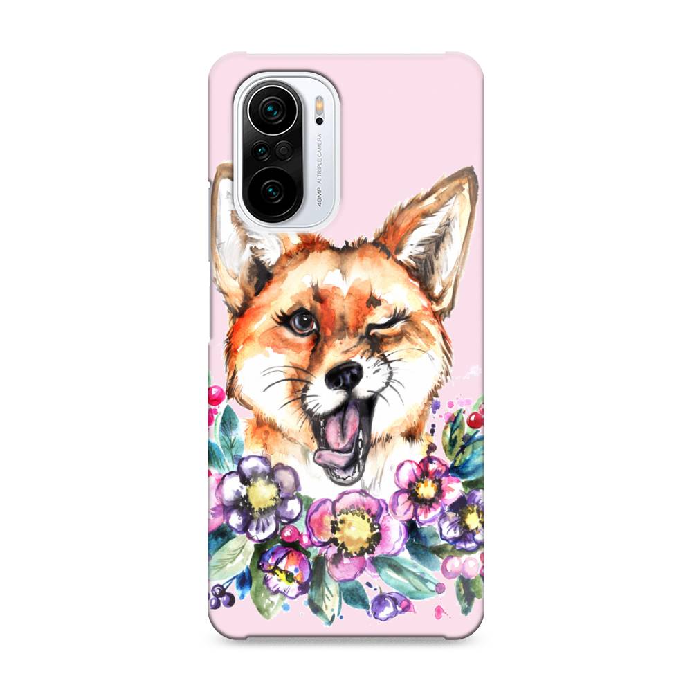 

Пластиковый чехол "Подмигивающая лиса" на Xiaomi Poco F3, 310120-7