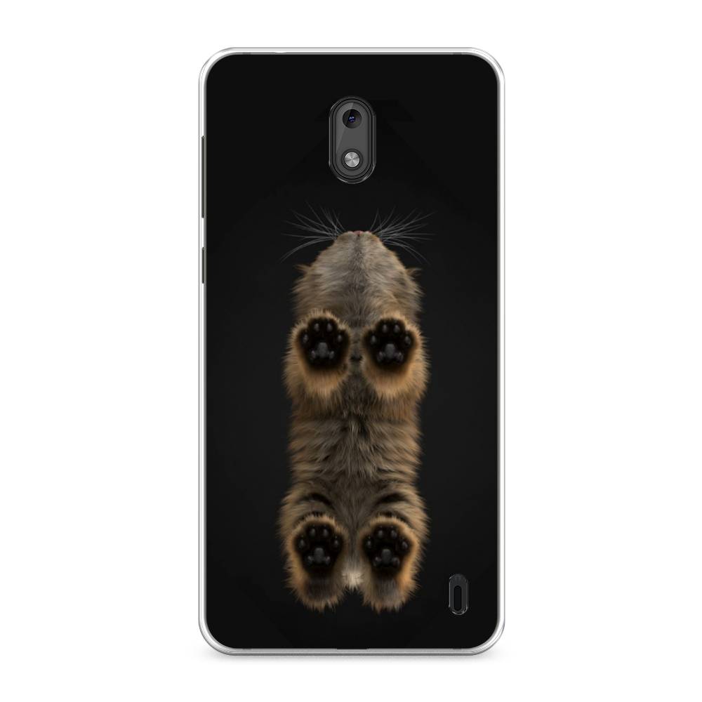 

Чехол Awog на Nokia 2 / Нокиа 2 "Кошачьи лапки", Черный, 120850-1