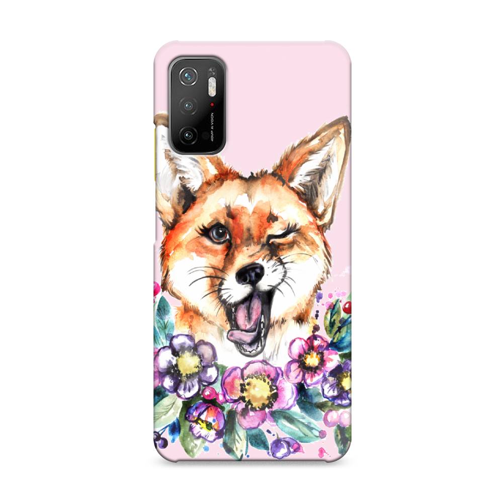 

Пластиковый чехол "Подмигивающая лиса" на Xiaomi Poco M3 Pro, 311020-7