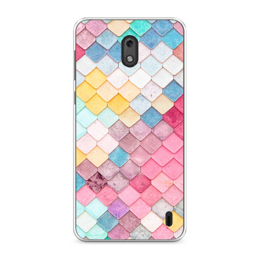 

Чехол Awog на Nokia 2 / Нокиа 2 "Нежные ромбики", Красный, 120850-4