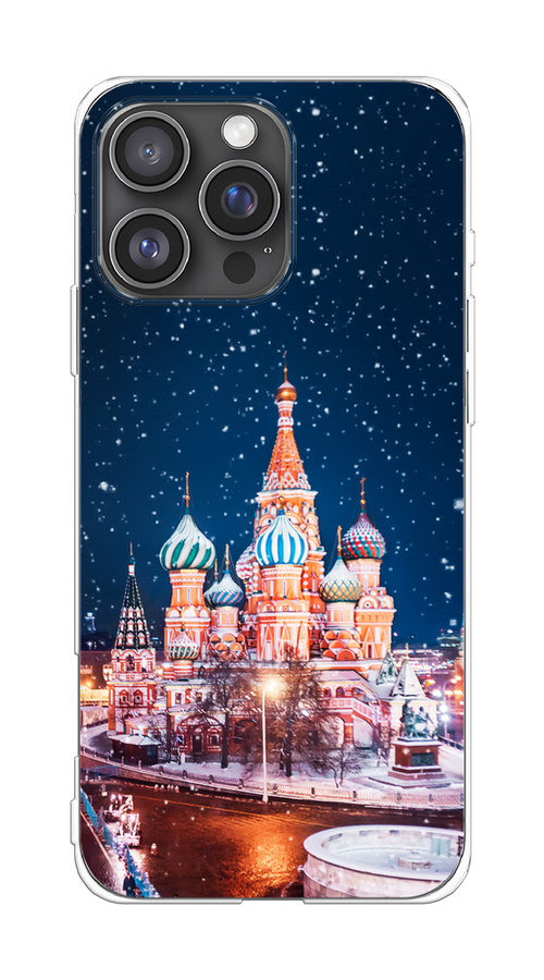 

Чехол на Apple iPhone 16 Pro Max "Москва 1", Коричневый;синий;белый, 16350-1
