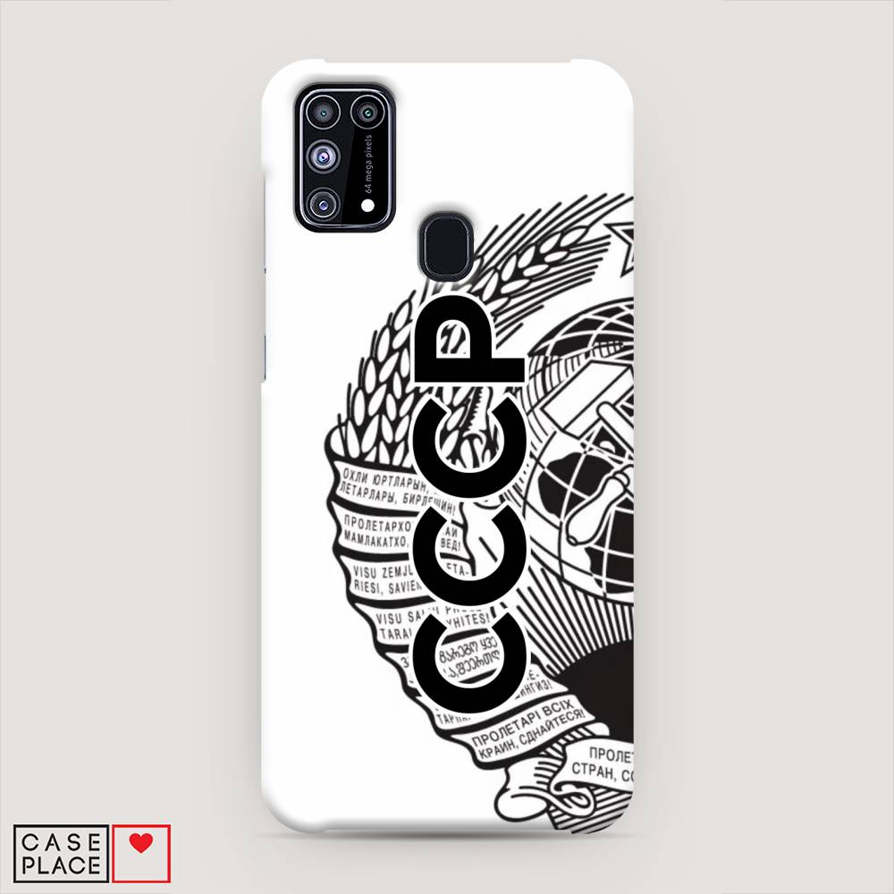 фото Пластиковый чехол "герб ссср" на samsung galaxy m31 awog