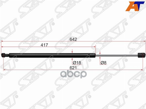 

Упор Газовый Sat St51243400379 Bmw X3 (E83) 04- / Амортизатор Багажника Sat арт. ST5124340