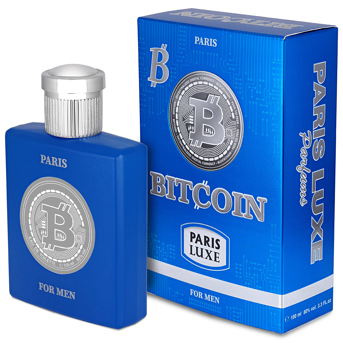 Туалетная вода мужская Paris Line Parfums Bitcoin синий 100мл