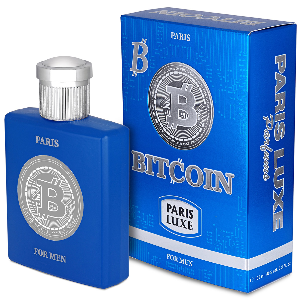 Туалетная вода мужская Paris Line Parfums Bitcoin синий 100мл 626₽