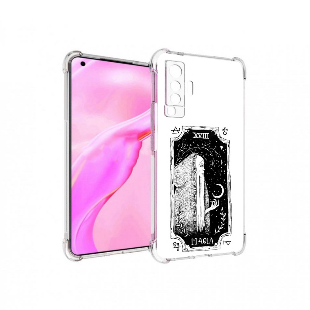 

Чехол MyPads Tocco для Vivo X50 лунная магия (PT226969.391.447), Прозрачный, Tocco