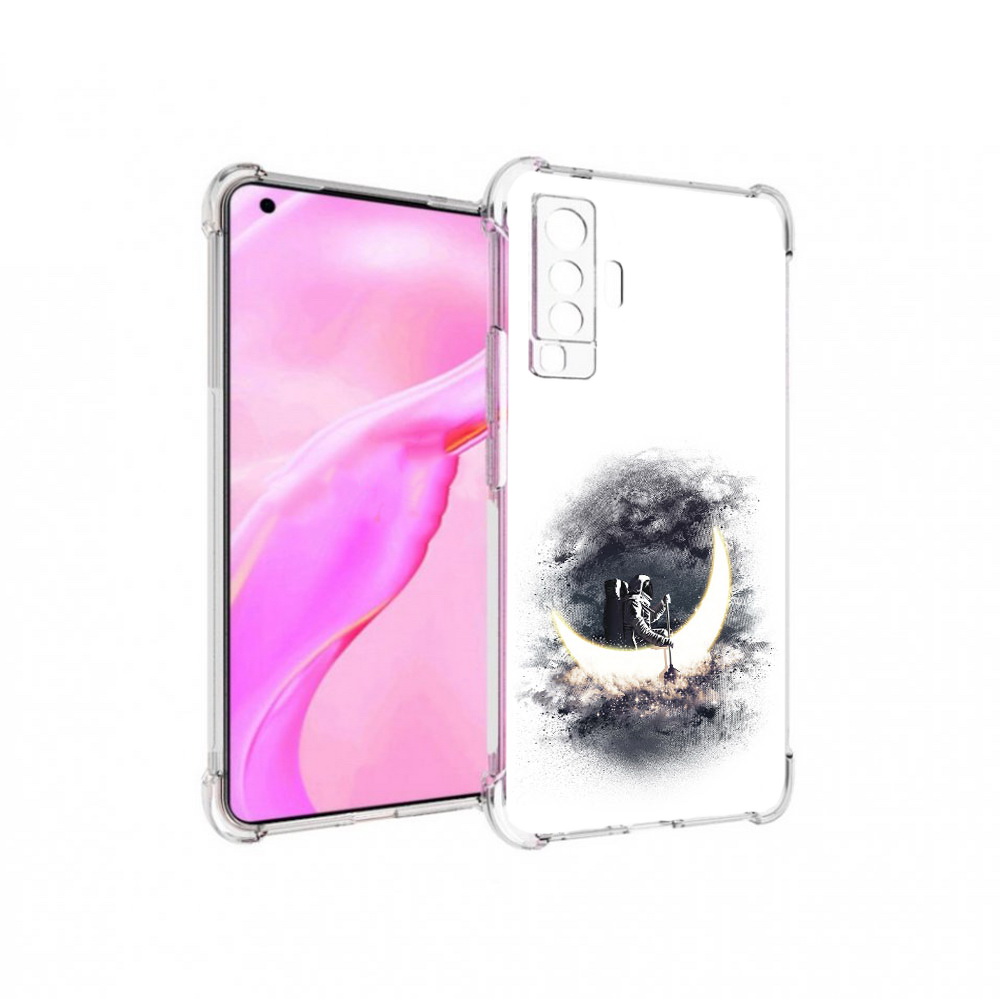 

Чехол MyPads Tocco для Vivo X50 лунный путешественник (PT226969.391.448), Прозрачный, Tocco