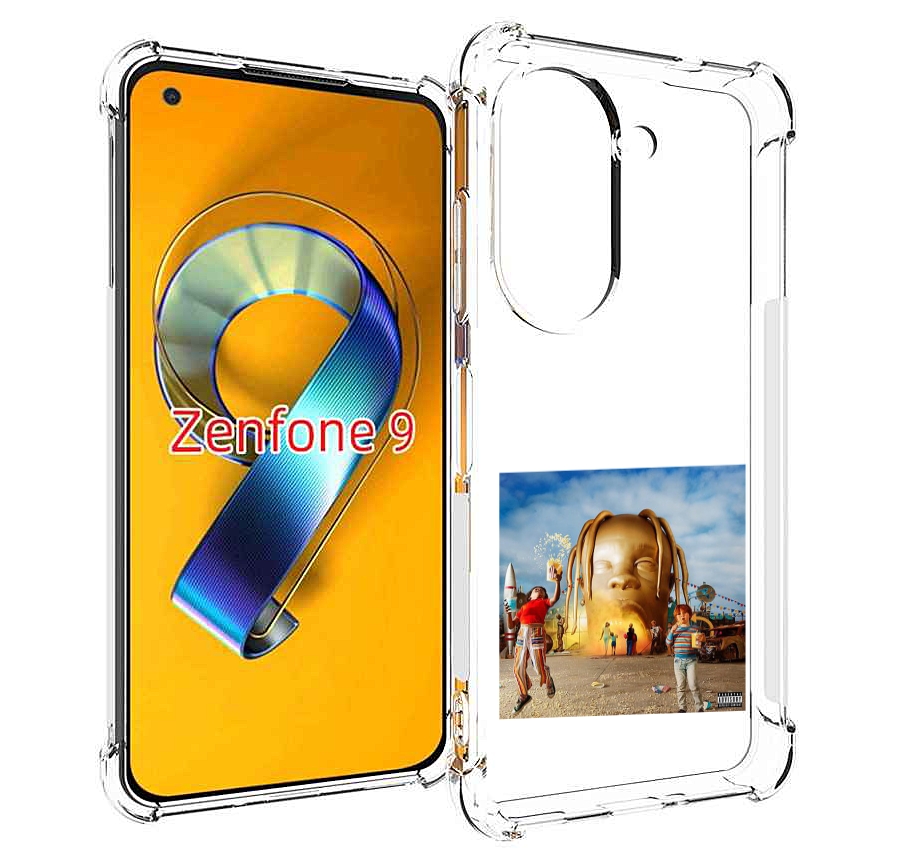 Чехол MyPads Travis Scott - Astroworld для Asus Zenfone 9 (AI2202)