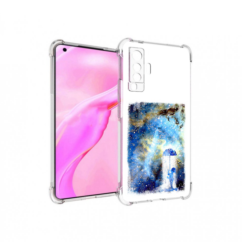 

Чехол MyPads Tocco для Vivo X50 мальчик в небе (PT226969.391.455), Прозрачный, Tocco