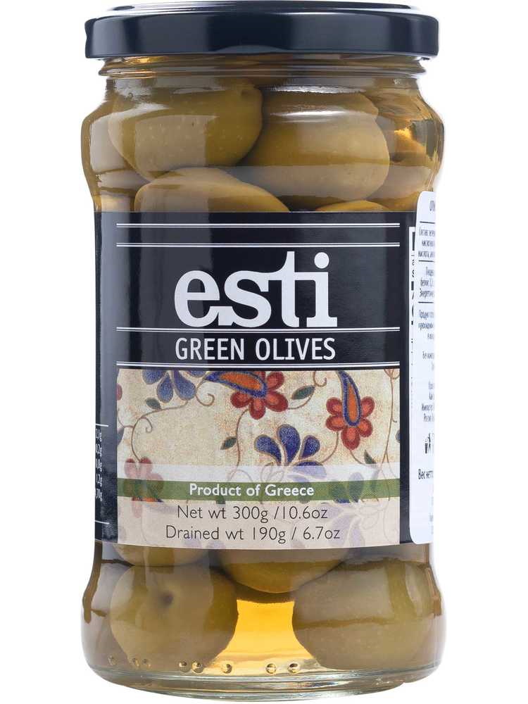 

Оливки Esti зеленые 300 г