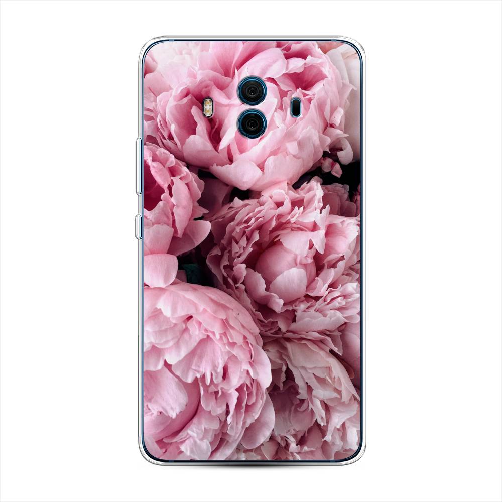 

Чехол Awog на Huawei Mate 10 "Нежные пионы", Разноцветный, 63350-8