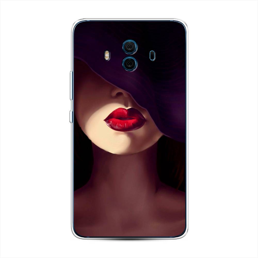 

Чехол Awog на Huawei Mate 10 "Красные губы", Разноцветный, 63350-7