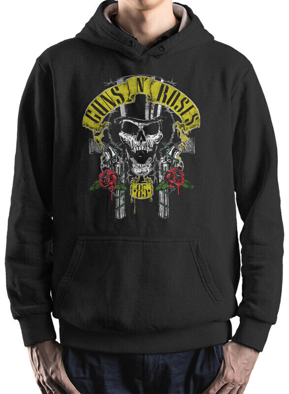 

Худи мужское Dream Shirts Guns N Roses черное 48 RU, Guns N Roses