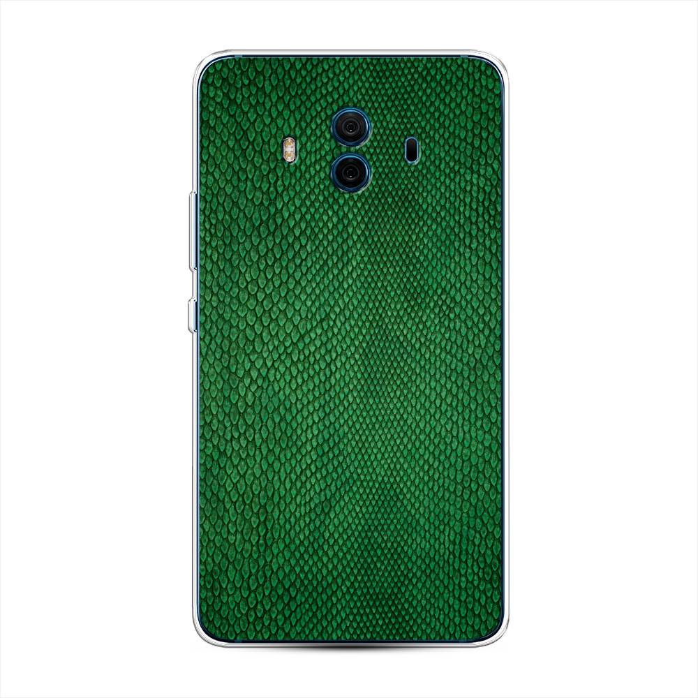 

Чехол Awog на Huawei Mate 10 "Изумрудная змея", Разноцветный, 63350-3