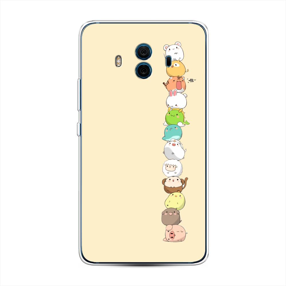 фото Чехол awog "питомцы чиби" для huawei mate 10