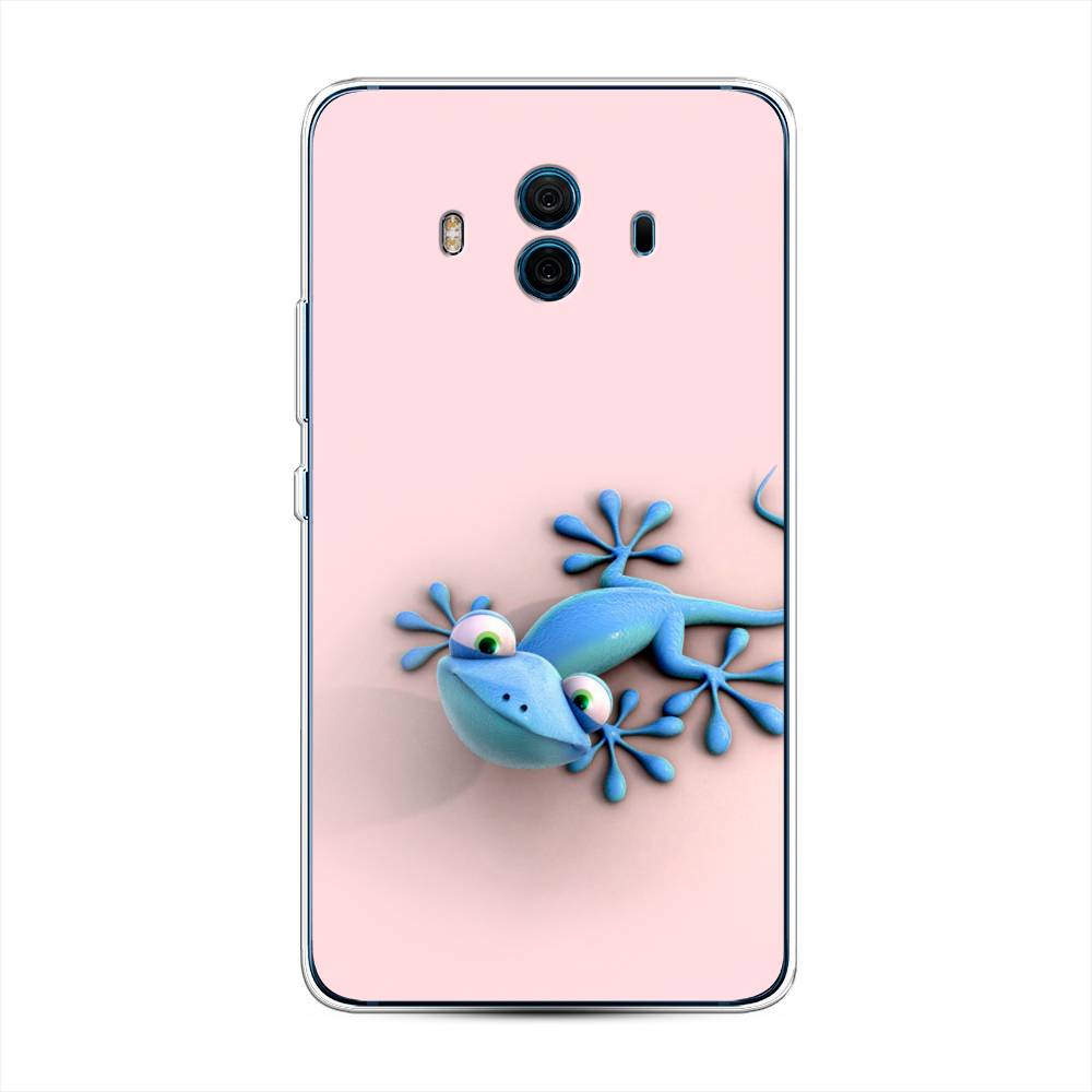 

Чехол Awog на Huawei Mate 10 "Голубая ящерка", Разноцветный, 63350-2