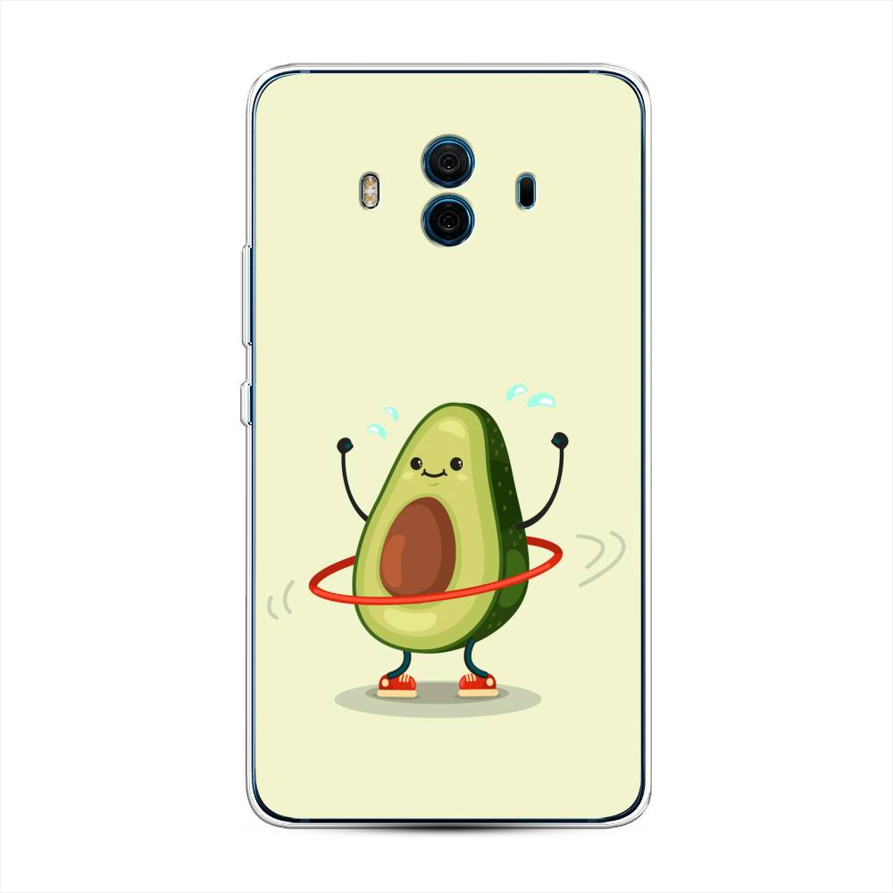 

Чехол Awog на Huawei Mate 10 "Авокадо с обручем", Разноцветный, 63350-10
