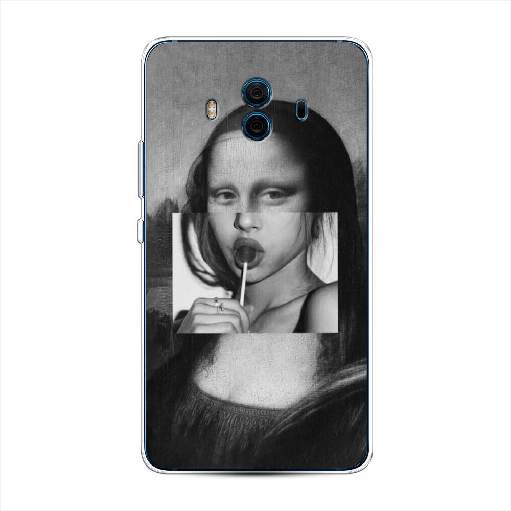 

Чехол Awog на Huawei Mate 10 "Mona Lisa sucking lollipop", Разноцветный, 63350-9
