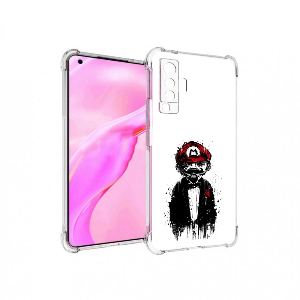 

Чехол MyPads Tocco для Vivo X50 марио (PT226969.391.458), Прозрачный, Tocco