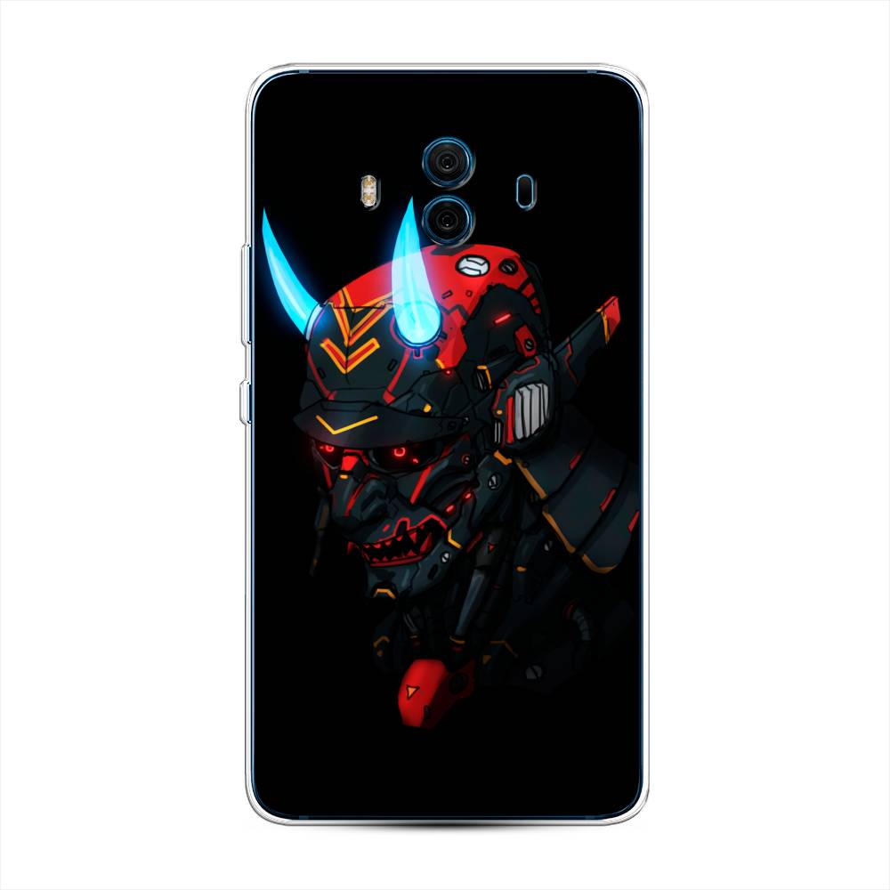 

Чехол Awog на Huawei Mate 10 "Неоновый самурай", Разноцветный, 63350-6