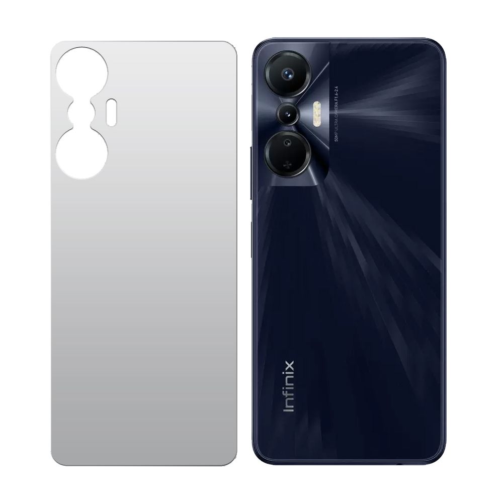 

Стекло защитное гибридное МАТОВОЕ Krutoff для INFINIX Hot 20S задняя сторона