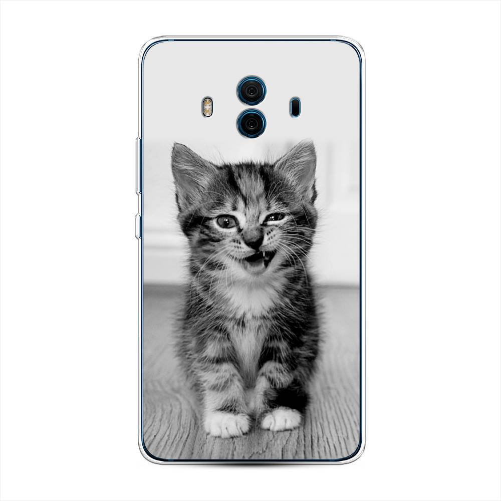 

Чехол Awog на Huawei Mate 10 "Подмигивающий котенок", Разноцветный, 63350-1